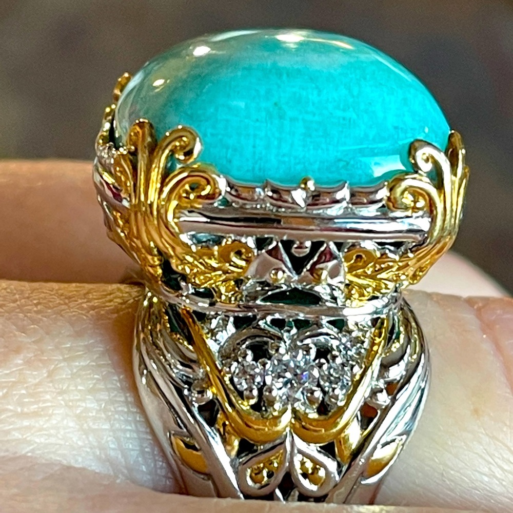 💎Absolutely STUNNING Sterling Silver designer Ring💎